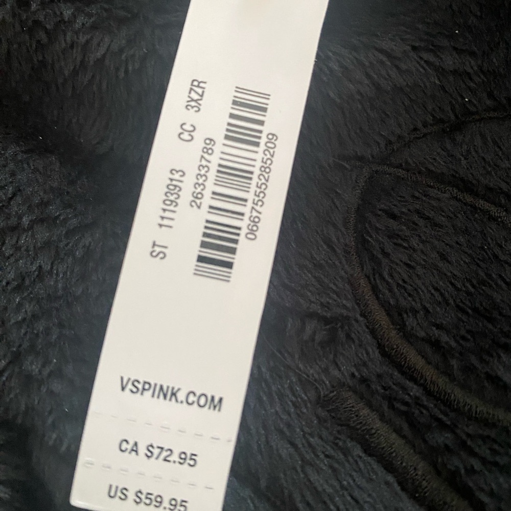 NWT Victoria's Secret Plush PINK Robe XS - Picture 3 of 6